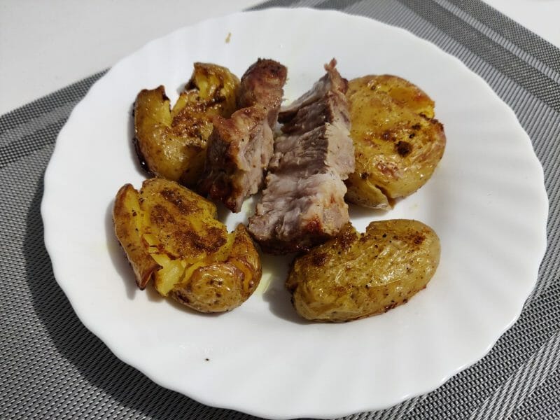 Cliquez pour zoomer ! Smashed potatoes Thermomix par seby31