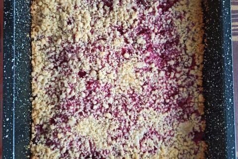 Cliquez pour zoomer ! Tarte aux groseilles façon crumble Thermomix par koechin