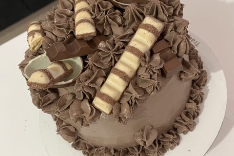 Cliquez pour zoomer ! Layer cake Kinder Bueno Thermomix par melanie_1103