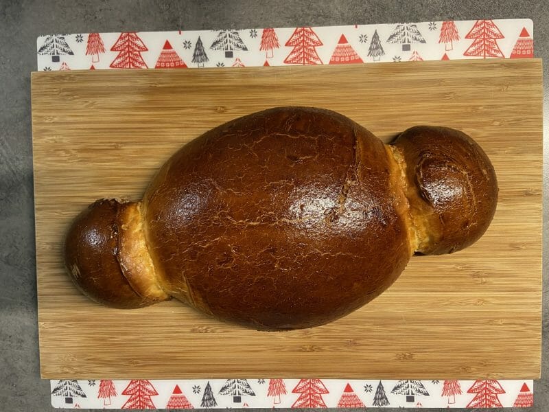 Cliquez pour zoomer ! Cougnou – Coquille de Noël Thermomix par Stephanix