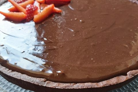 Cliquez pour zoomer ! Tarte tout chocolat Thermomix par Fredouillelacrapouille