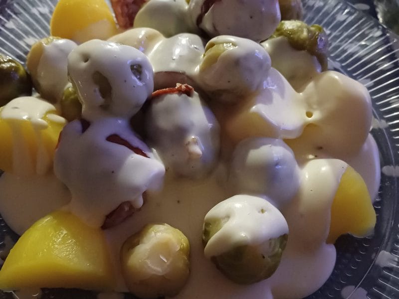 Cliquez pour zoomer ! Potée de choux de Bruxelles Thermomix par Fredouillelacrapouille