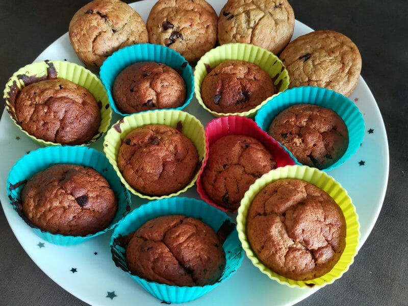 Cliquez pour zoomer ! Muffins à la banane Thermomix par LuluVal