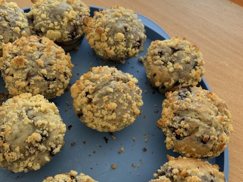 Cliquez pour zoomer ! Muffins aux myrtilles Thermomix par Gawel57