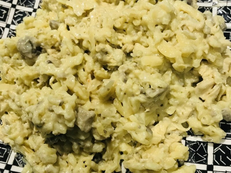 Cliquez pour zoomer ! Risotto poulet et champignons Thermomix par sylloucook