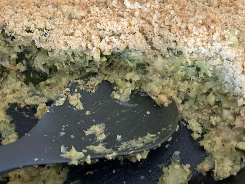 Cliquez pour zoomer ! Crumble poulet, courgettes et parmesan Thermomix par monalisa66