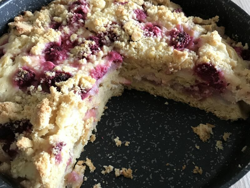 Cliquez pour zoomer ! Gâteau poires, framboises et ricotta Thermomix par monalisa66