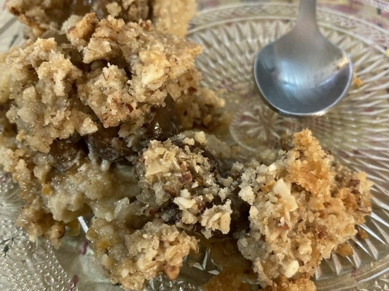 Cliquez pour zoomer ! Tarte aux pommes façon crumble Thermomix par monalisa66