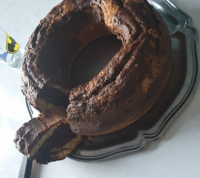 Cliquez pour zoomer ! Marbré au chocolat Thermomix par cyrlene