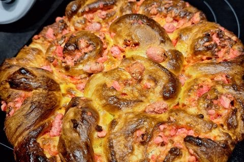 Cliquez pour zoomer ! Brioche aux pralines roses Thermomix par Nisou60