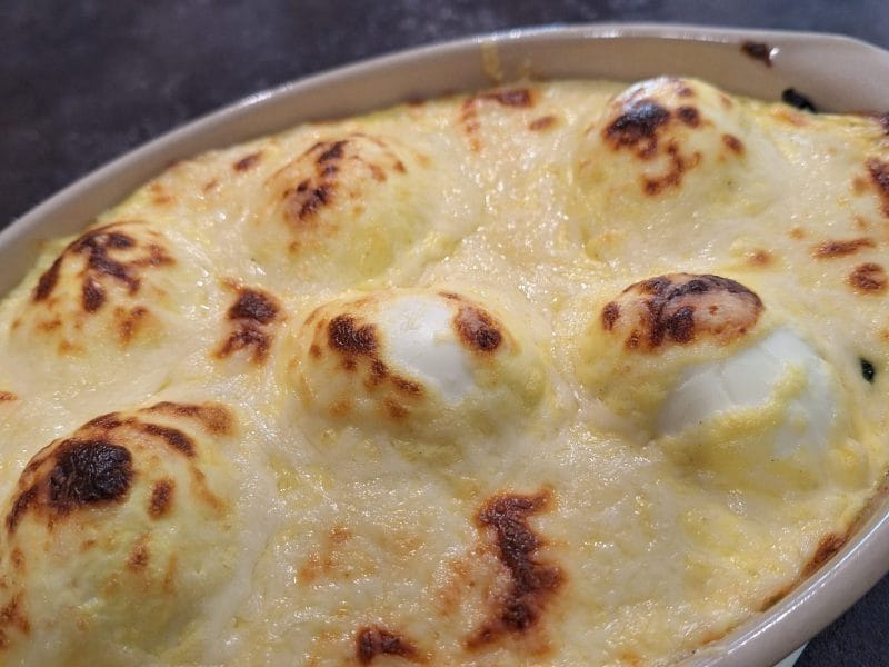 Cliquez pour zoomer ! Oeufs à la florentine Thermomix par Nisou60