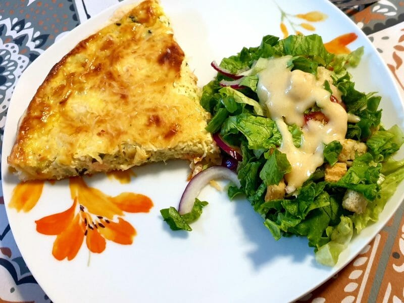 Cliquez pour zoomer ! Quiche saumon et courgettes Thermomix par Kika25o