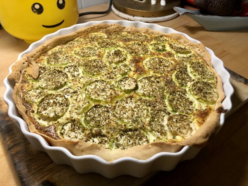 Cliquez pour zoomer ! Tarte courgettes et ricotta Thermomix par Cloud nine