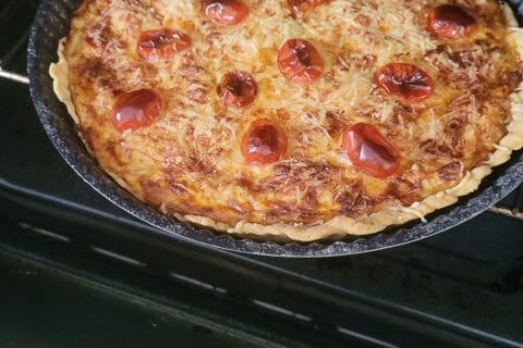 Cliquez pour zoomer ! Tarte au thon, tomate et moutarde Thermomix par DeaM
