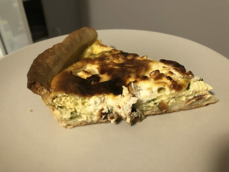 Cliquez pour zoomer ! Tarte courgettes, chèvre et pignons de pin Thermomix par Cynthia57