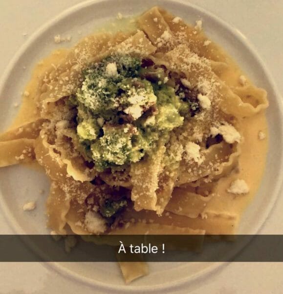 Cliquez pour zoomer ! Pâtes aux courgettes façon carbonara Thermomix par Laurie