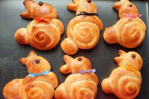 Cliquez pour zoomer ! Brioches lapin de Pâques Thermomix par sumdo