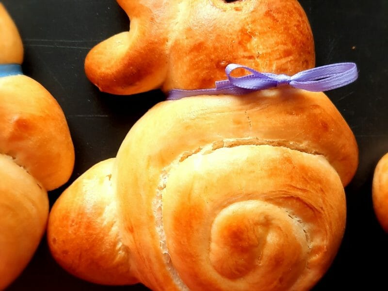 Cliquez pour zoomer ! Brioches lapin de Pâques Thermomix par sumdo