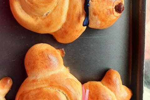 Cliquez pour zoomer ! Brioches lapin de Pâques Thermomix par sumdo
