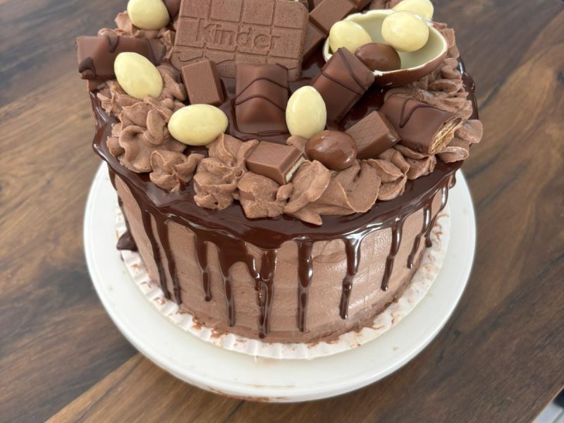 Cliquez pour zoomer ! Layer cake Kinder Bueno Thermomix par delclik