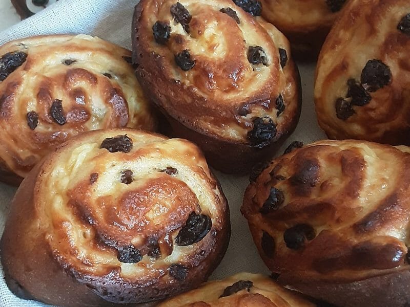 Cliquez pour zoomer ! Pains aux raisins Thermomix par mitzie