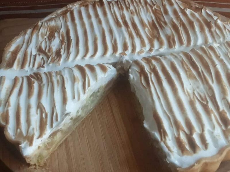 Cliquez pour zoomer ! Tarte à la rhubarbe Thermomix par mitzie