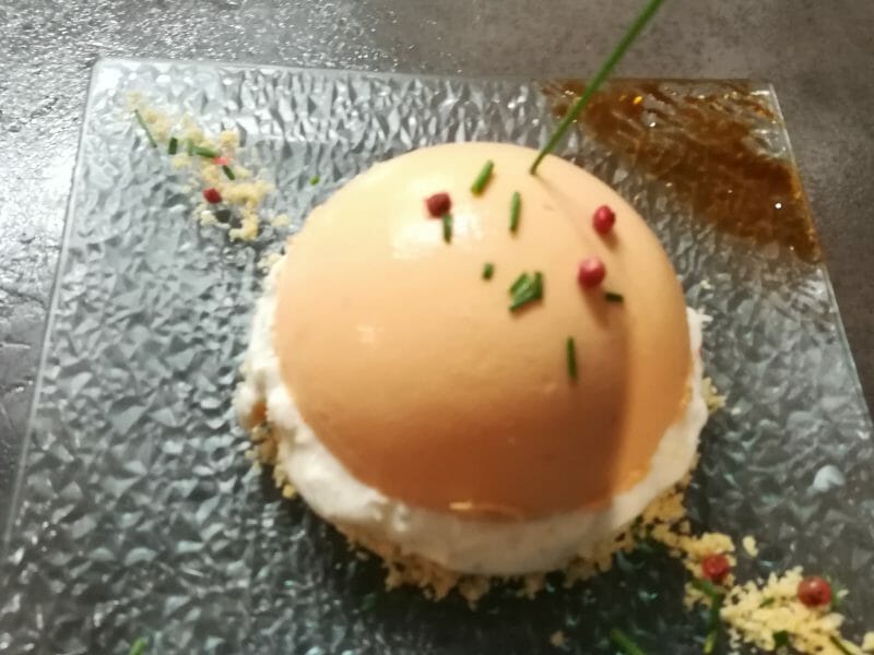 Cliquez pour zoomer ! Dômes à la mousse de poivrons et chèvre frais Thermomix par Cyril26