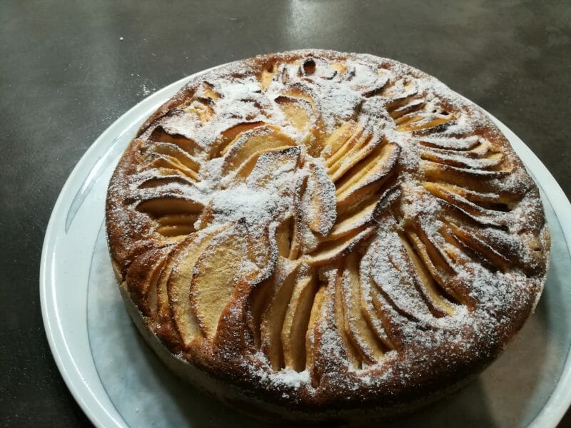 Cliquez pour zoomer ! Gâteau aux pommes et mascarpone Thermomix par Cyril26