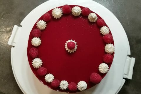 Cliquez pour zoomer ! Bavarois aux framboises Thermomix par Cyril26