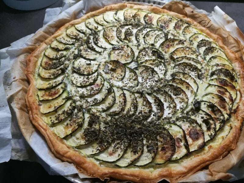 Cliquez pour zoomer ! Tarte courgettes et ricotta Thermomix par Cyril26