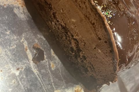 Cliquez pour zoomer ! Bûche mousse au chocolat Thermomix par Nena34