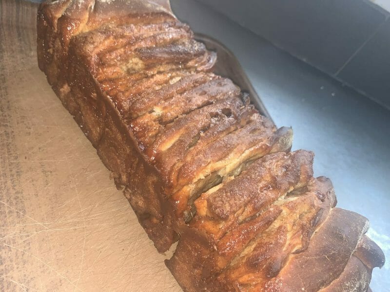 Cliquez pour zoomer ! Brioche à effeuiller à la cannelle Thermomix par Nena34