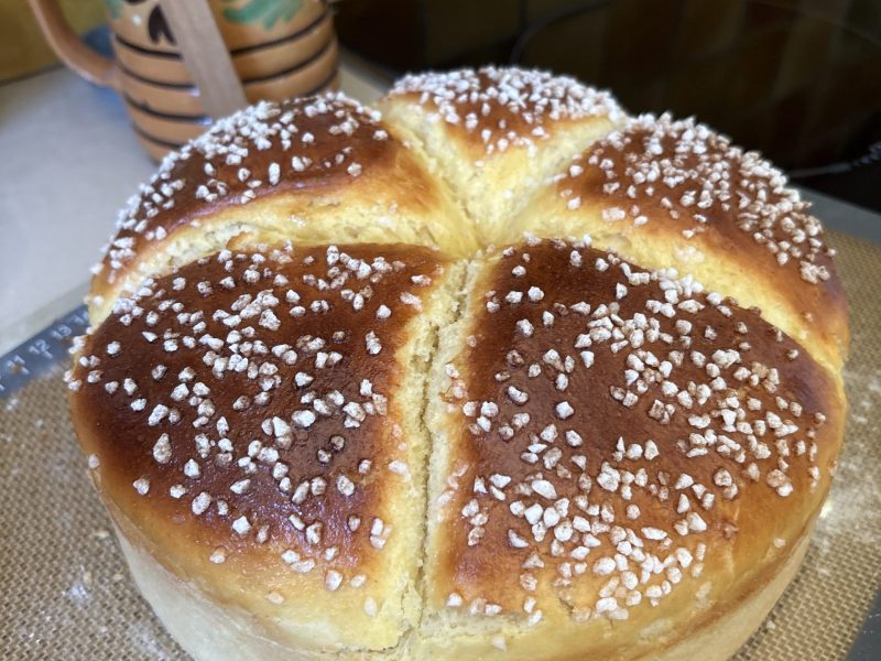 Cliquez pour zoomer ! Brioche à la semoule de blé Thermomix par laurence_485