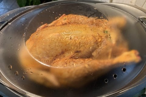 Cliquez pour zoomer ! Poulet farci ail et olives vertes Thermomix par Domi77