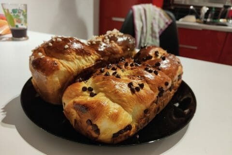 Cliquez pour zoomer ! Brioche tressée à la mie filante Thermomix par Wawa