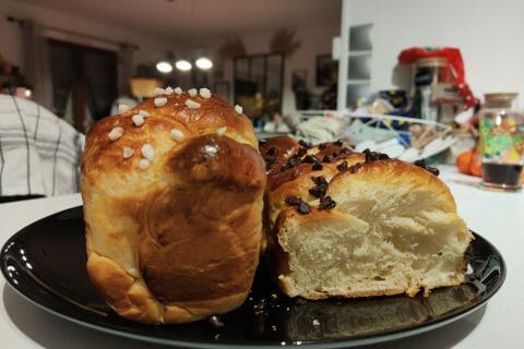 Cliquez pour zoomer ! Brioche tressée à la mie filante Thermomix par Wawa