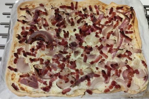 Cliquez pour zoomer ! Flammekueche traditionnelle Thermomix par Wawa