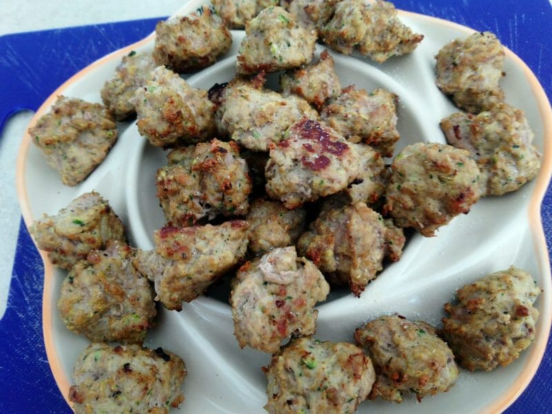 Cliquez pour zoomer ! Boulettes de dinde, courgettes et cumin Thermomix par pepettedor