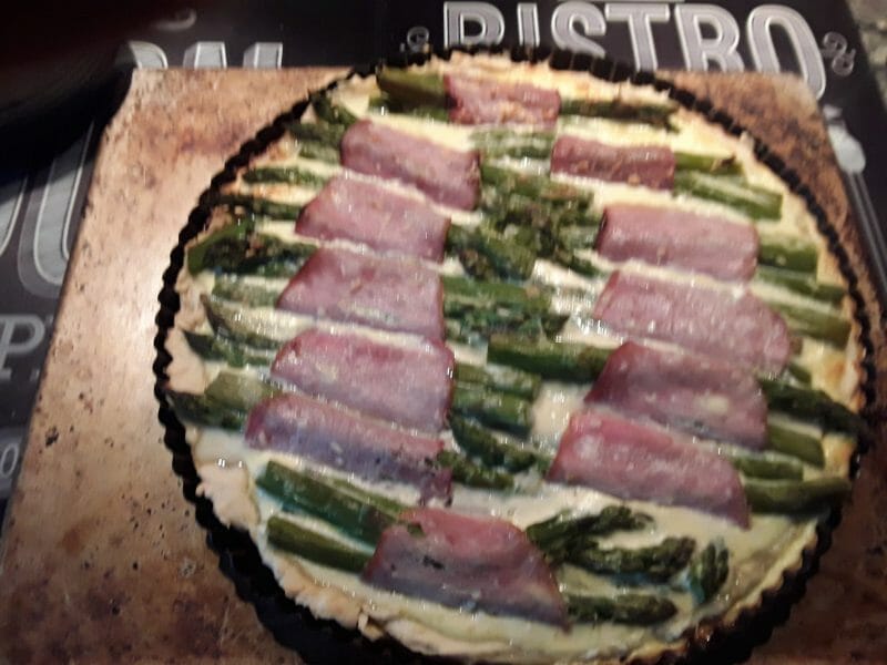 Cliquez pour zoomer ! Tarte asperges et jambon Thermomix par damienb39100