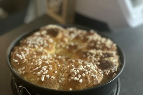 Cliquez pour zoomer ! Brioche tressée à la mie filante Thermomix par amandine_826
