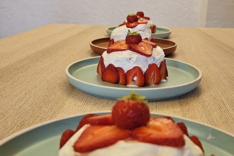 Cliquez pour zoomer ! Fraisier roulé Thermomix par fleurmarguerite