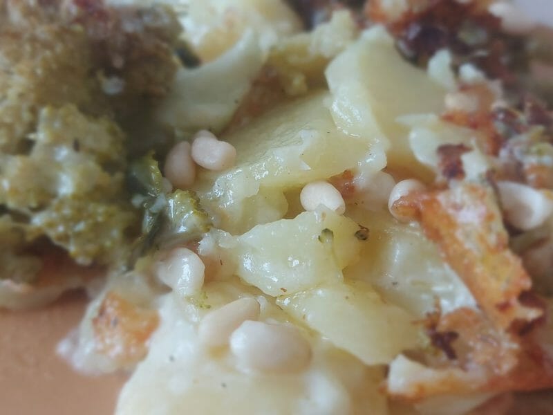 Cliquez pour zoomer ! Gratin de pommes de terre et brocolis Thermomix par fleurmarguerite