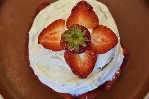Cliquez pour zoomer ! Fraisier roulé Thermomix par fleurmarguerite