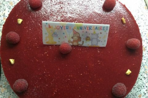 Cliquez pour zoomer ! Bavarois aux framboises Thermomix par Nath3364