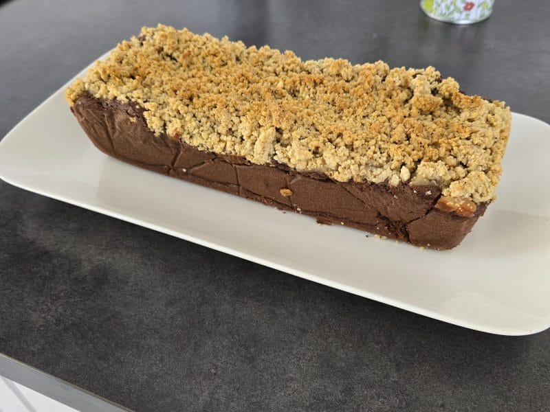 Cliquez pour zoomer ! Crumb cake poires et chocolat Thermomix par Anaïs