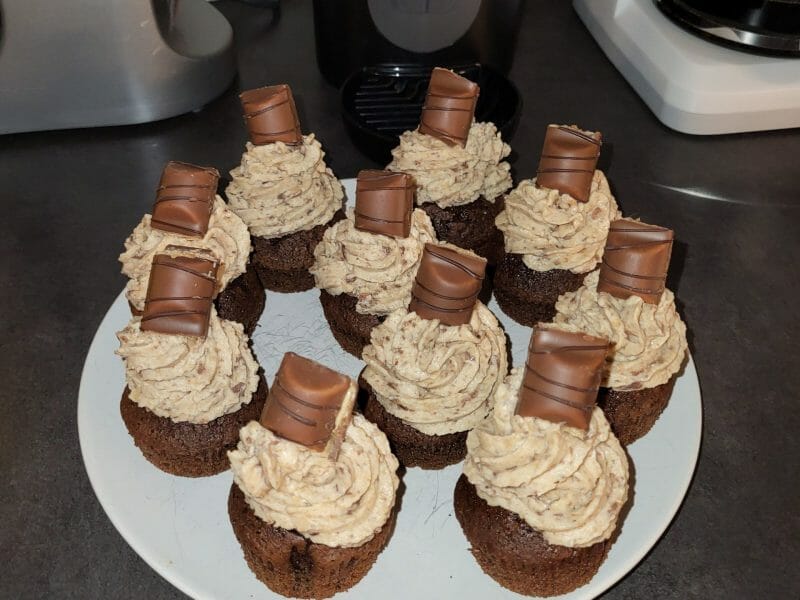 Cliquez pour zoomer ! Cupcakes Kinder Thermomix par Anaïs