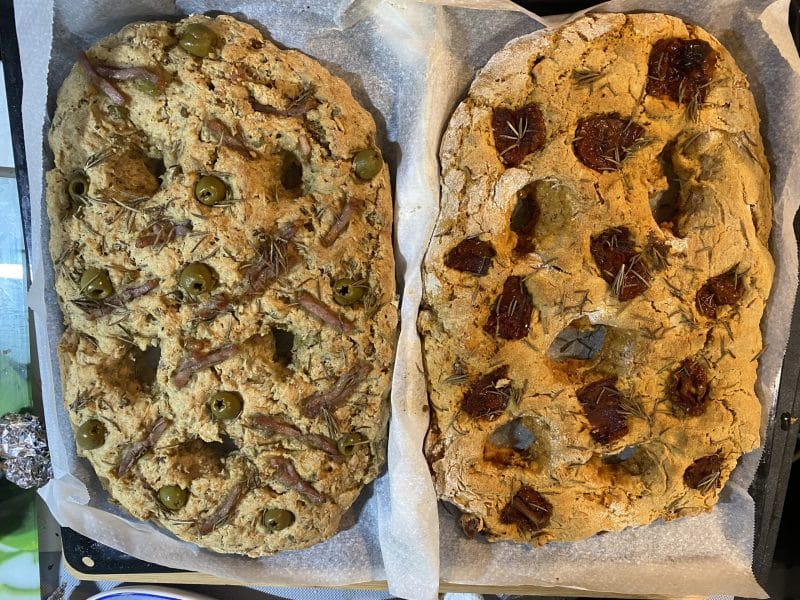 Cliquez pour zoomer ! Fougasse olives et lardons Thermomix par LULU07