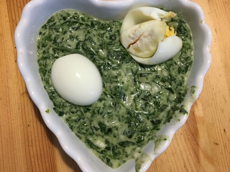 Cliquez pour zoomer ! Épinards frais à la crème Thermomix par LULU07