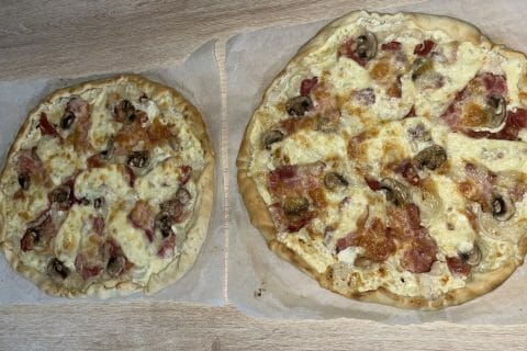 Cliquez pour zoomer ! Pizza au thon et aux olives Thermomix par srh0116