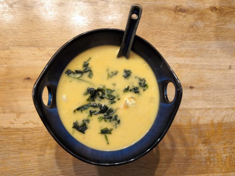 Cliquez pour zoomer ! Soupe thaï crevettes et lait de coco Thermomix par olivier_208